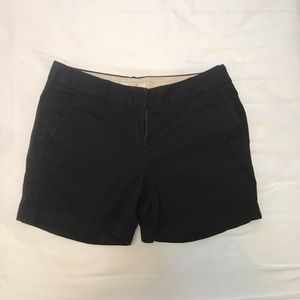 Black jcrew chino shorts